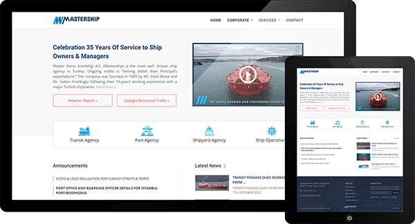 Master Deniz Acenteliği | Web Tasarım