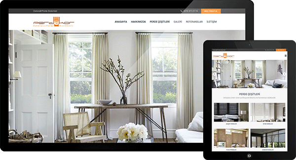 Perdekor Dekoratif Perde Sistemleri | Web Tasarım